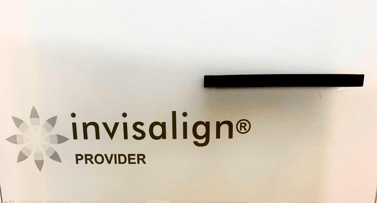 Invisalign Provider signage at Studio Dental, Mangalore